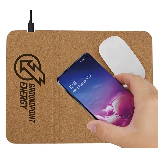 10W Vite Wireless Charging Mouse Pad and Stand... from ASI 40480 Koozie Group