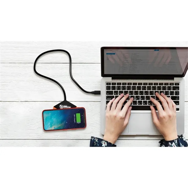 SCX Design™ Bamboo 10W Hexa Wireless Charger... from ASI 40480 Koozie Group