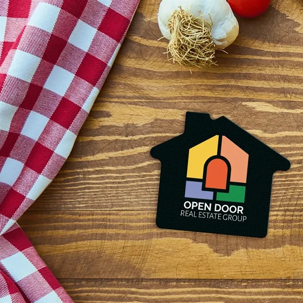 4.00"H x 4.75"W house shaped jar opener made of rubber, with... from ASI 54040 Fey Promo / Mi Line by Fey