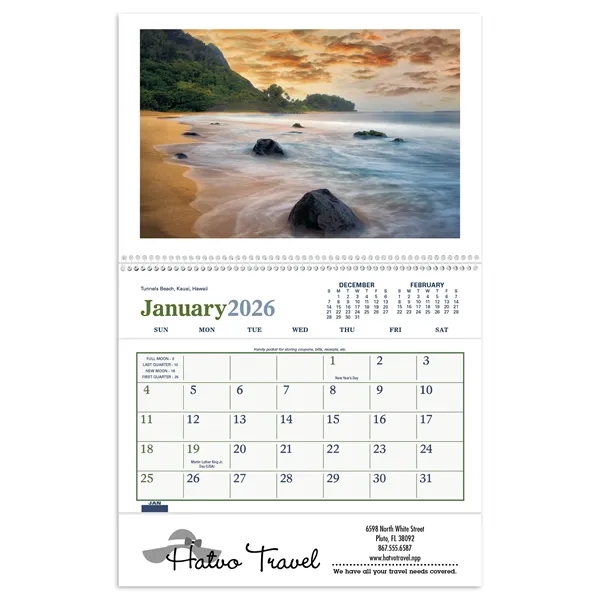 Beautiful America Pocket... from ASI 40480 Koozie Group / Norwood Triumph Calendar