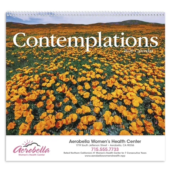 Contemplations Appointment Calendar - Spiral... from ASI 40480 Koozie Group / HotLine®