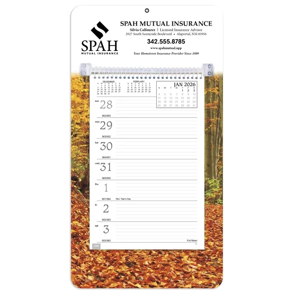 Full-Color Weekly Memo... from ASI 40480 Koozie Group / Norwood Triumph Calendar