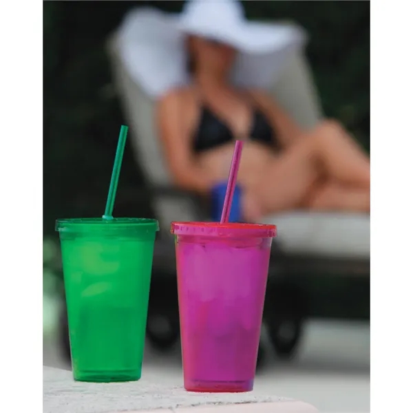 Double Wall Acrylic Tumbler - 18 oz.... from ASI 40480 Koozie Group / Norwood