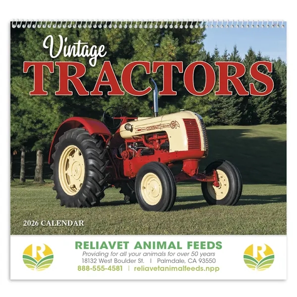 Vintage Tractors Appointment Calendar - Spiral... from ASI 40480 Koozie Group / HotLine®
