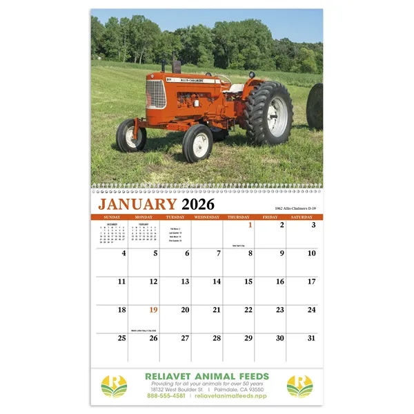 Vintage Tractors Appointment Calendar - Spiral... from ASI 40480 Koozie Group / HotLine®