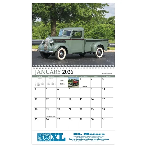 Classic Trucks Appointment Calendar - Spiral... from ASI 40480 Koozie Group / HotLine®