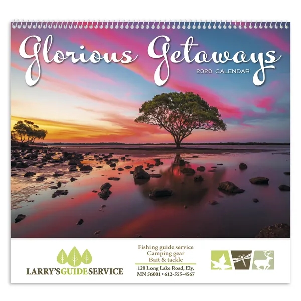 Glorious Getaways - Spiral... from ASI 40480 Koozie Group / Norwood Triumph Calendar