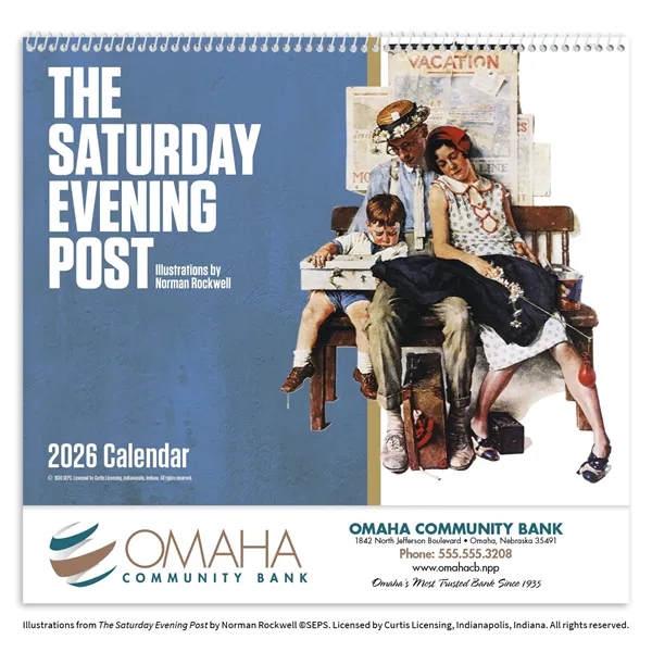 The Saturday Evening Post - Spiral... from ASI 40480 Koozie Group / Norwood Triumph Calendar