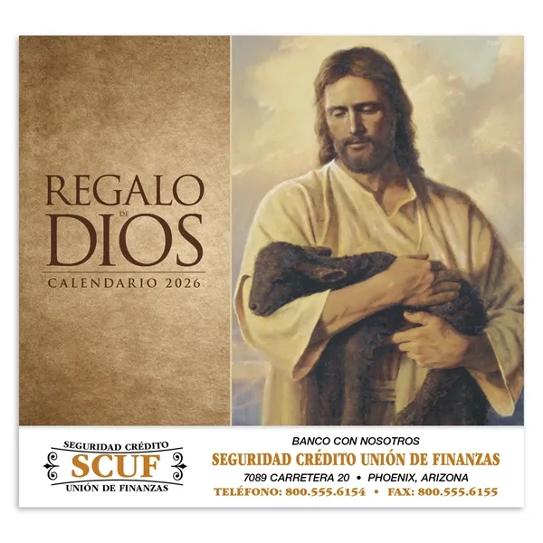 Regalo de Dios - Stapled... from ASI 40480 Koozie Group / Norwood Triumph Calendar
