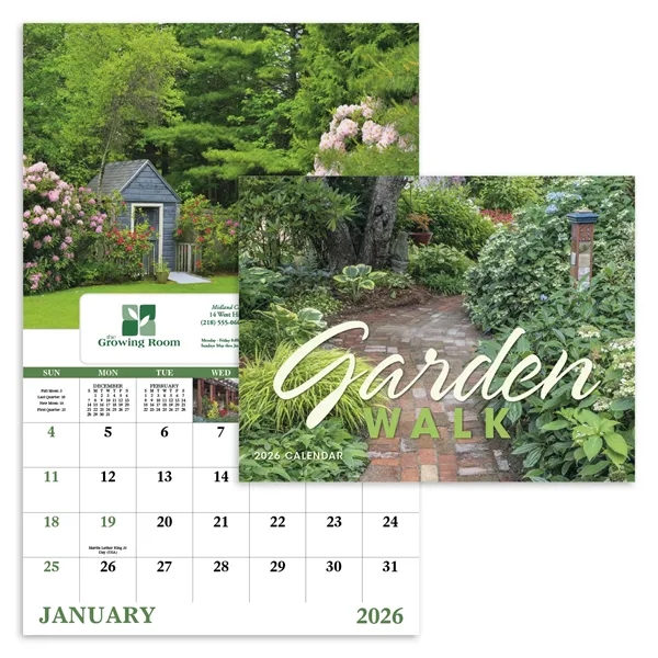 Garden Walk - Window... from ASI 40480 Koozie Group / Norwood Triumph Calendar