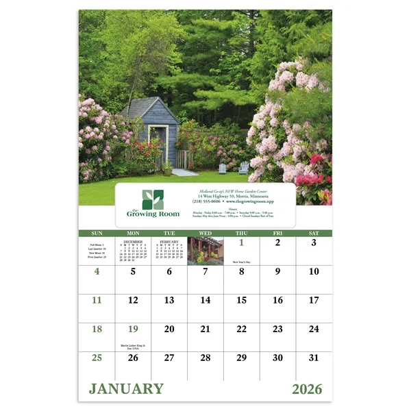 Garden Walk - Window... from ASI 40480 Koozie Group / Norwood Triumph Calendar