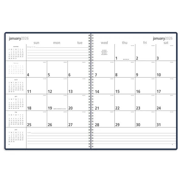 Monthly & Weekly Planner... from ASI 40480 Koozie Group / Norwood Triumph Calendar