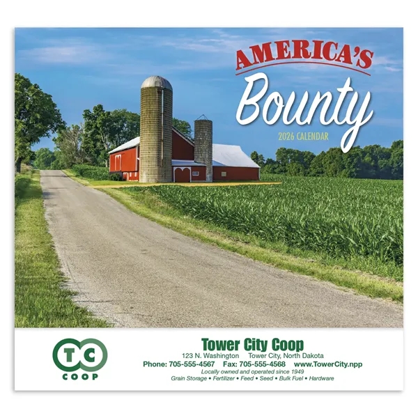 America's Bounty Appointment Calendar - Stapled... from ASI 40480 Koozie Group / HotLine®
