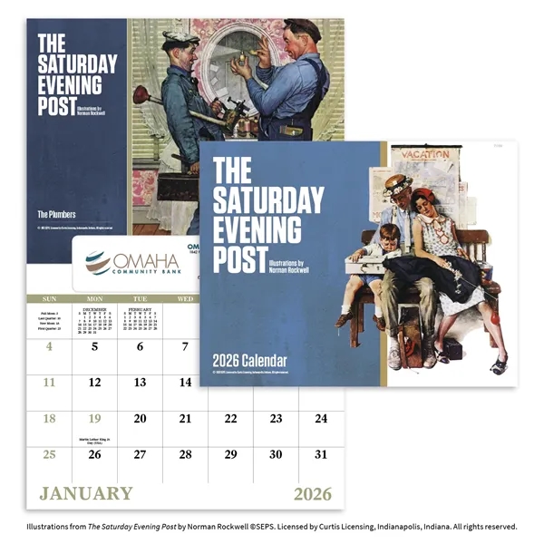 The Saturday Evening Post - Window... from ASI 40480 Koozie Group / Norwood Triumph Calendar