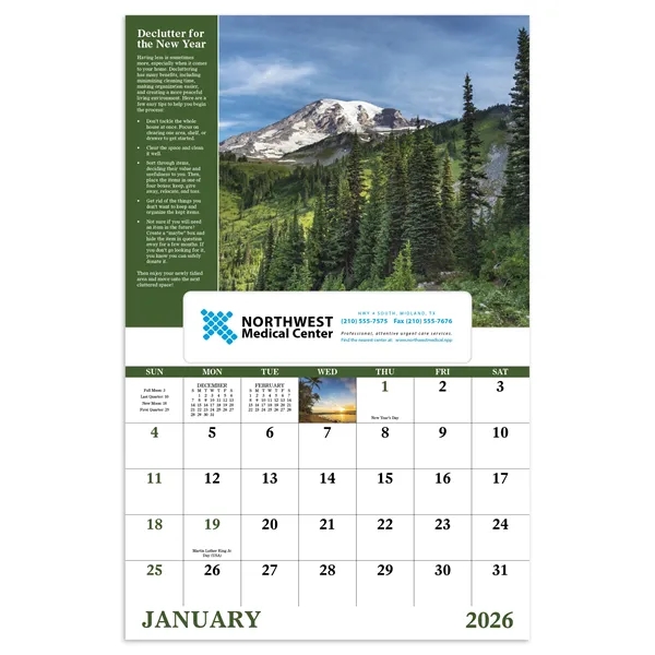 Healthy Living - Window... from ASI 40480 Koozie Group / Norwood Triumph Calendar