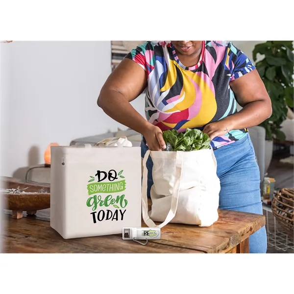 V Natural Cotton Tote... from ASI 40480 Koozie Group