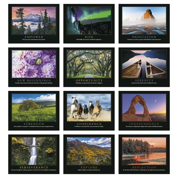 11 x 19 2024 Motivations calendar on 70# glossy paper with... from ASI 40480 Koozie Group / Norwood Triumph Calendar