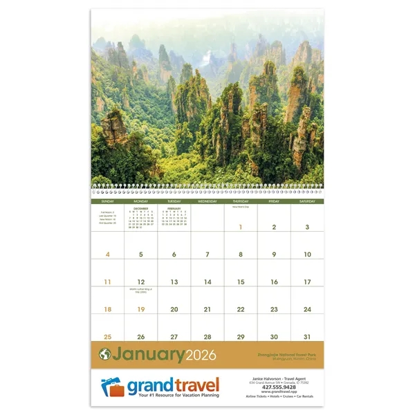 World Scenic... from ASI 40480 Koozie Group / Norwood Triumph Calendar