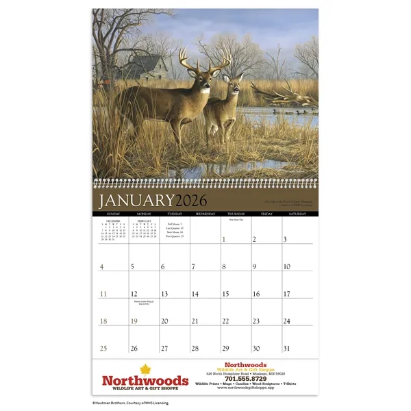 Wildlife Art by the Hautman Brothers... from ASI 40480 Koozie Group / Norwood Triumph Calendar