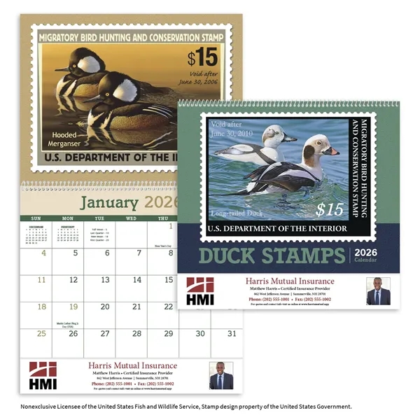 Duck Stamps... from ASI 40480 Koozie Group / Norwood Triumph Calendar