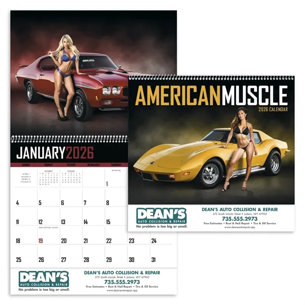 American Muscle... from ASI 40480 Koozie Group / Norwood Triumph Calendar