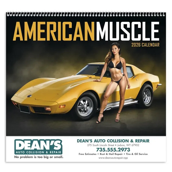 American Muscle... from ASI 40480 Koozie Group / Norwood Triumph Calendar