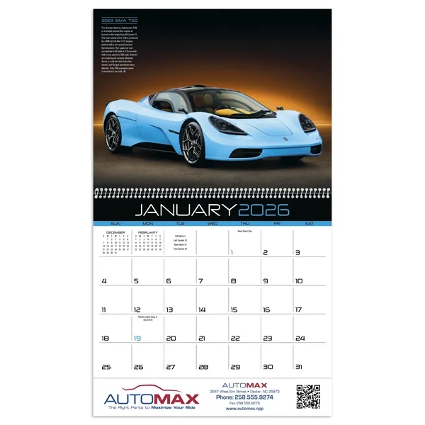 Exotic Cars... from ASI 40480 Koozie Group / Norwood Triumph Calendar