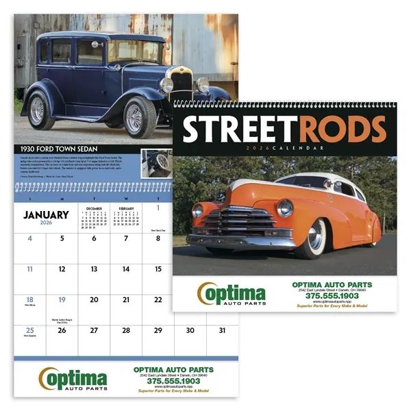 Street Rods... from ASI 40480 Koozie Group / Norwood Triumph Calendar