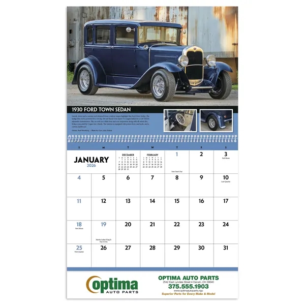 Street Rods... from ASI 40480 Koozie Group / Norwood Triumph Calendar