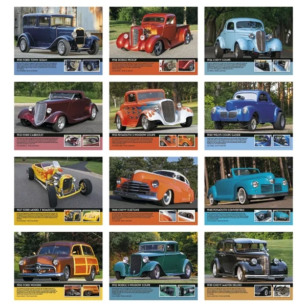 Street Rods... from ASI 40480 Koozie Group / Norwood Triumph Calendar