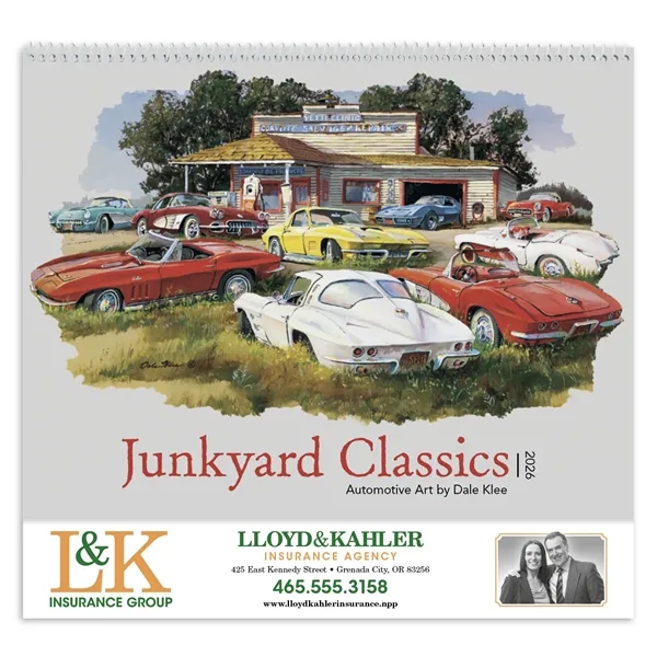 Junkyard Classics by Dale Klee... from ASI 40480 Koozie Group / Norwood Triumph Calendar