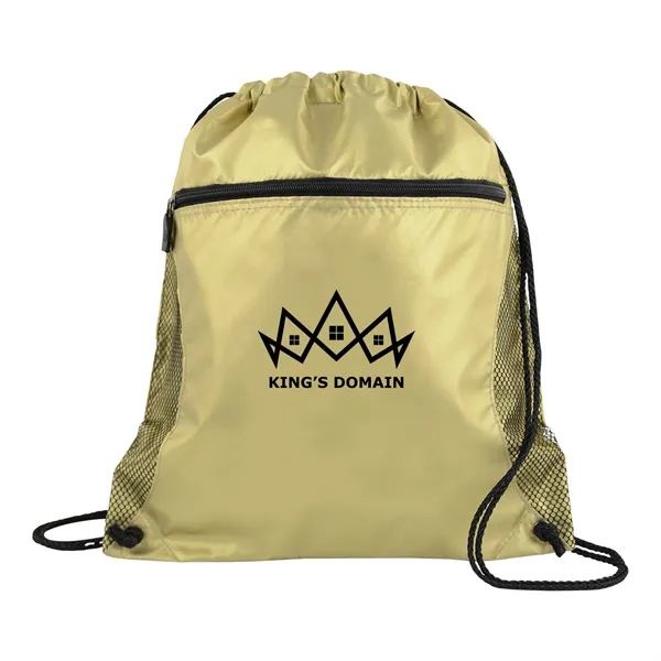 Mesh Pocket Drawcord... from ASI 40480 Koozie Group