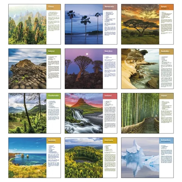 World Scenes with Recipe... from ASI 40480 Koozie Group / Norwood Triumph Calendar