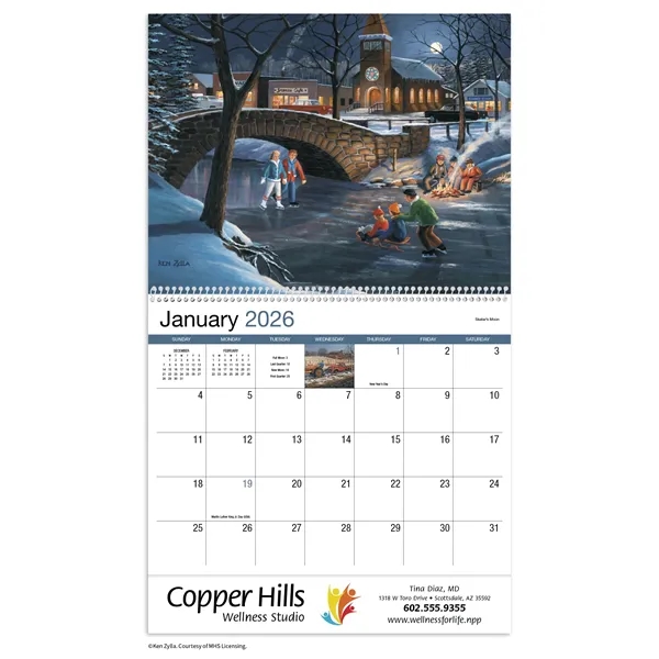 America Remembered Appointment Calendar - Spiral... from ASI 40480 Koozie Group / HotLine®