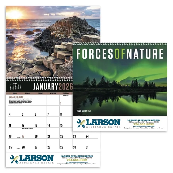 Forces of Nature... from ASI 40480 Koozie Group / Norwood Triumph Calendar