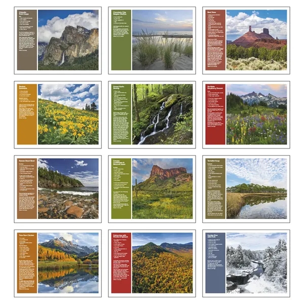 America the Beautiful with Recipes... from ASI 40480 Koozie Group / Norwood Triumph Calendar