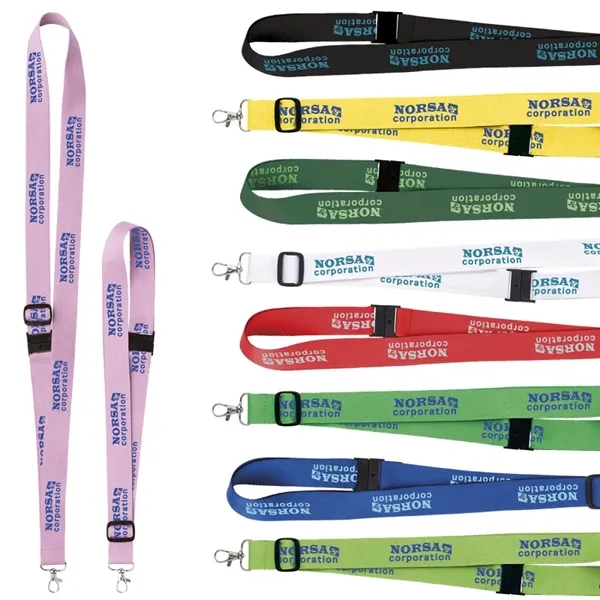 1" Adjustable Polyester Lanyard... from ASI 40480 Koozie Group