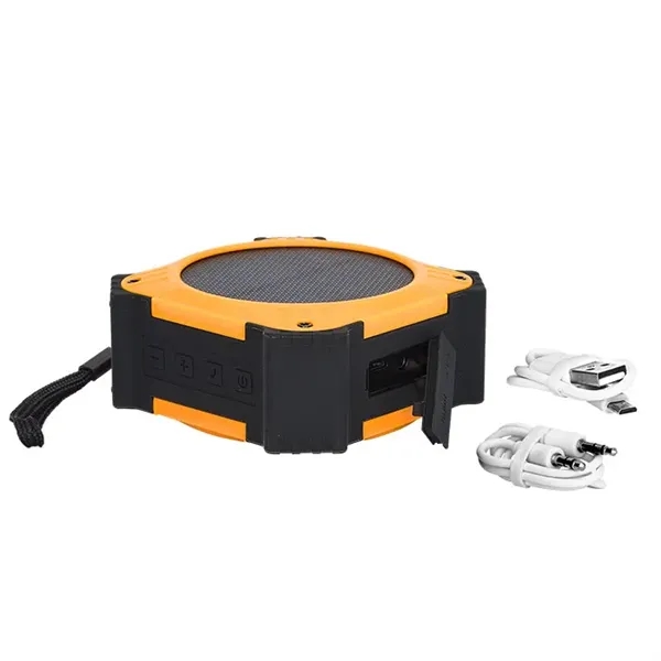 5W Solar Waterproof Bluetooth® Speaker... from ASI 89320 Starline USA Inc