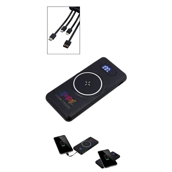 Magnetic Wireless Charger & Power Bank 10,000mAh... from ASI 89320 Starline USA Inc