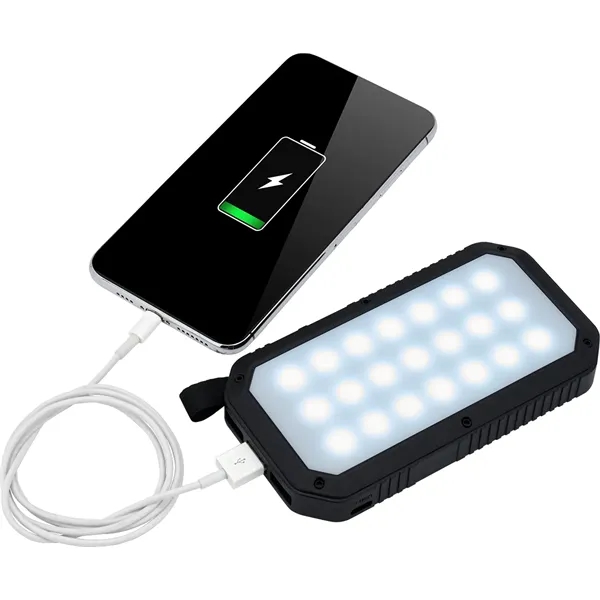 Trio Port Solar Charge LED Power Bank 8,000mAh... from ASI 89320 Starline USA Inc