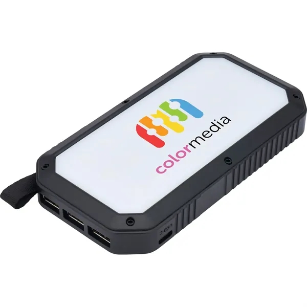 Trio Port Solar Charge LED Power Bank 8,000mAh... from ASI 89320 Starline USA Inc