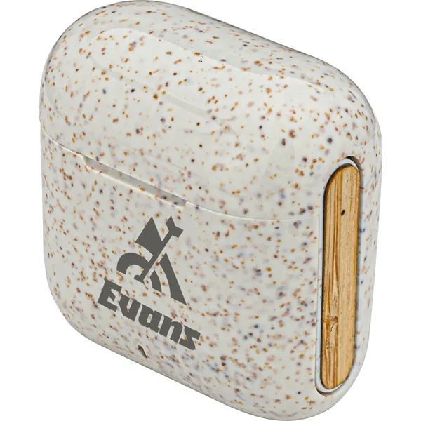 EarthTrendz™ Wheat Straw & Bamboo Earbuds & Case... from ASI 89320 Starline USA Inc