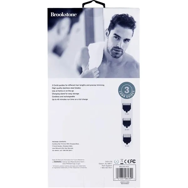 Brookstone® Cordless Hair Trimmer... from ASI 89320 Starline USA Inc