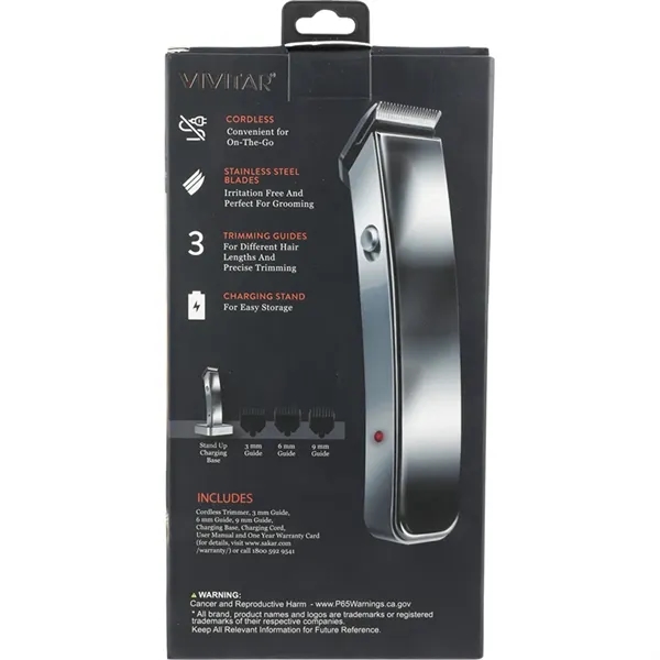 Vivitar® Rechargeable Cordless Hair Trimmer... from ASI 89320 Starline USA Inc