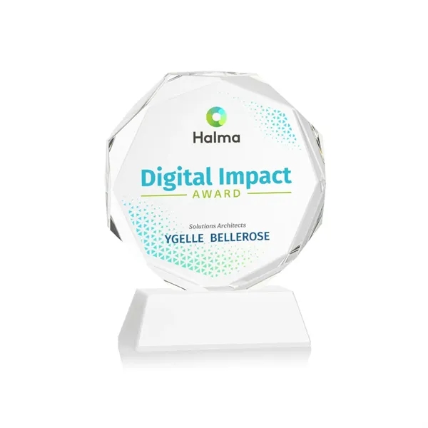 Acadian VividPrint™ Award on Newhaven Base - White... from ASI 84592 St Regis Group / St Regis