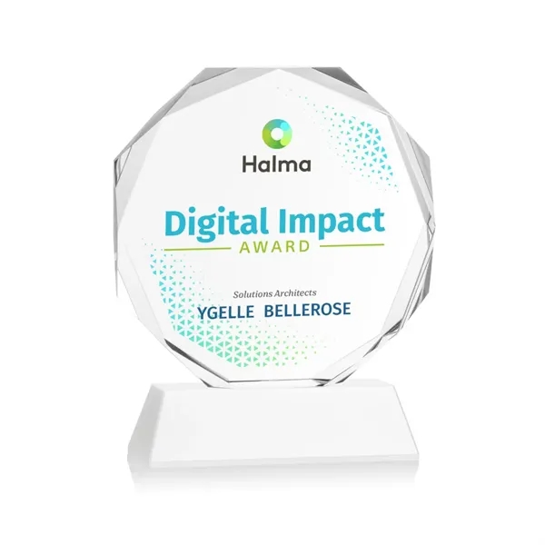 Acadian VividPrint™ Award on Newhaven Base - White... from ASI 84592 St Regis Group / St Regis