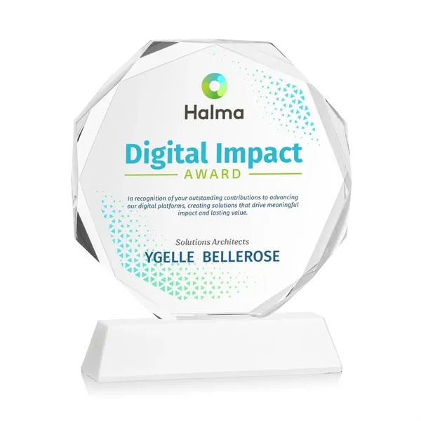 Acadian VividPrint™ Award on Newhaven Base - White... from ASI 84592 St Regis Group / St Regis