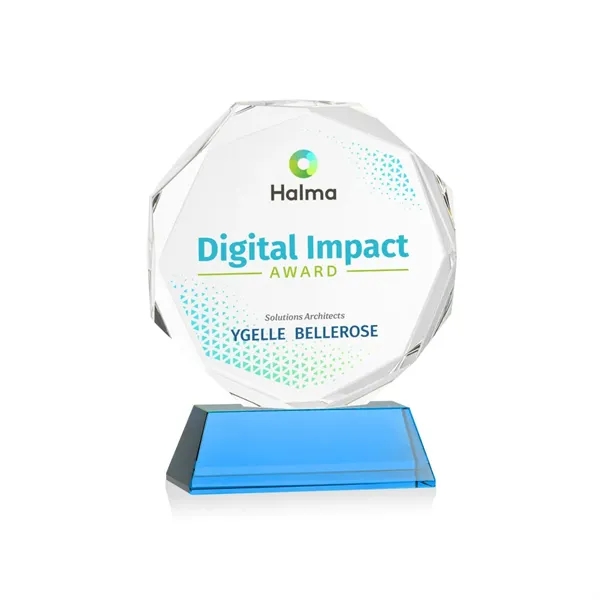 Acadian VividPrint™ Award on Newhaven Base - Sky Blue... from ASI 84592 St Regis Group / St Regis