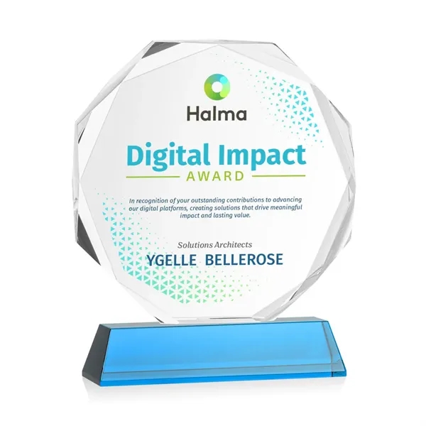 Acadian VividPrint™ Award on Newhaven Base - Sky Blue... from ASI 84592 St Regis Group / St Regis