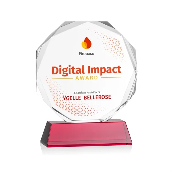 Acadian VividPrint™ Award on Newhaven Base - Red... from ASI 84592 St Regis Group / St Regis